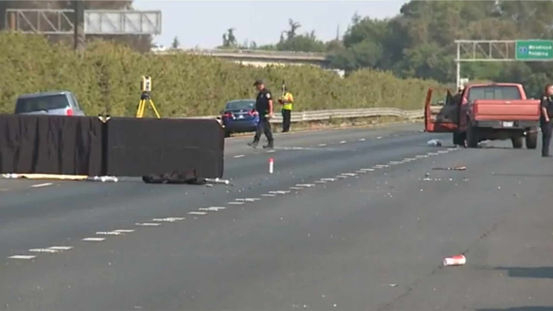 The traffic collision on Interstate 5 early Sunday led to a fight and the deaths of two drivers, according to police.