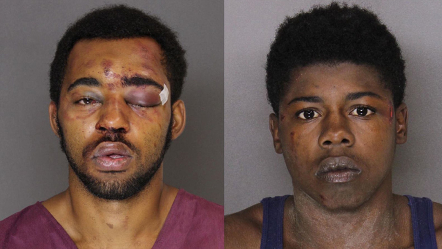 Tyree McCoy, left, and Joseph McInnis III were arrested for an alleged attempted robbery.