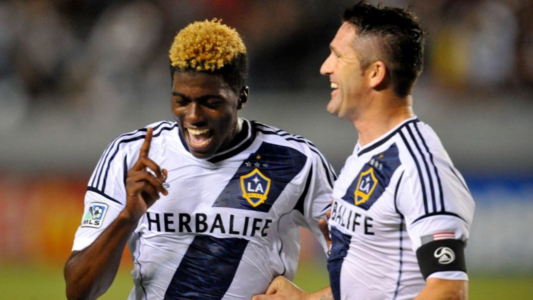 June 23, 2013; Carson, CA, USA; Los Angeles Galaxy against Chivas USA during the first half at StubHub Center. Mandatory Credit: Gary A. Vasquez-USA TODAY Sports June 23, 2013; Carson, CA, USA; Chivas USA against Los Angeles Galaxy during the first half at StubHub Center. Mandatory Credit: Gary A. Vasquez-USA TODAY Sports