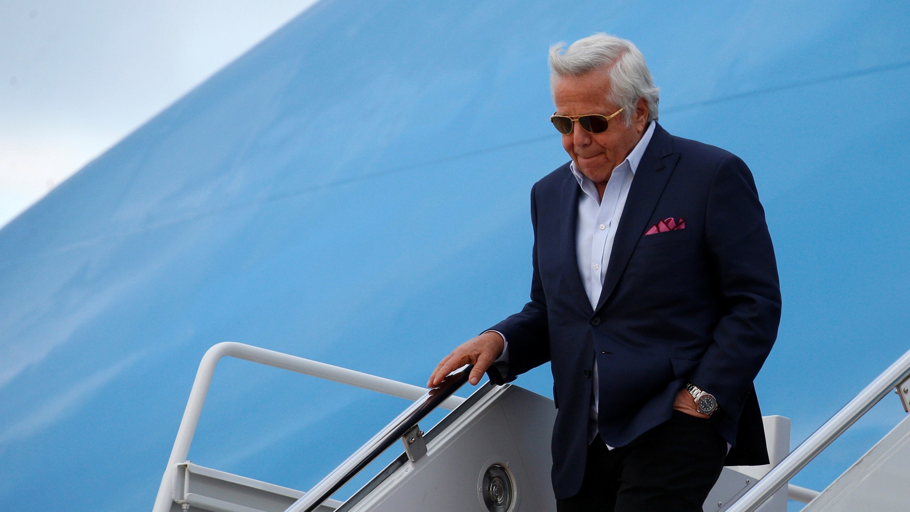 robert kraft air force one 2018