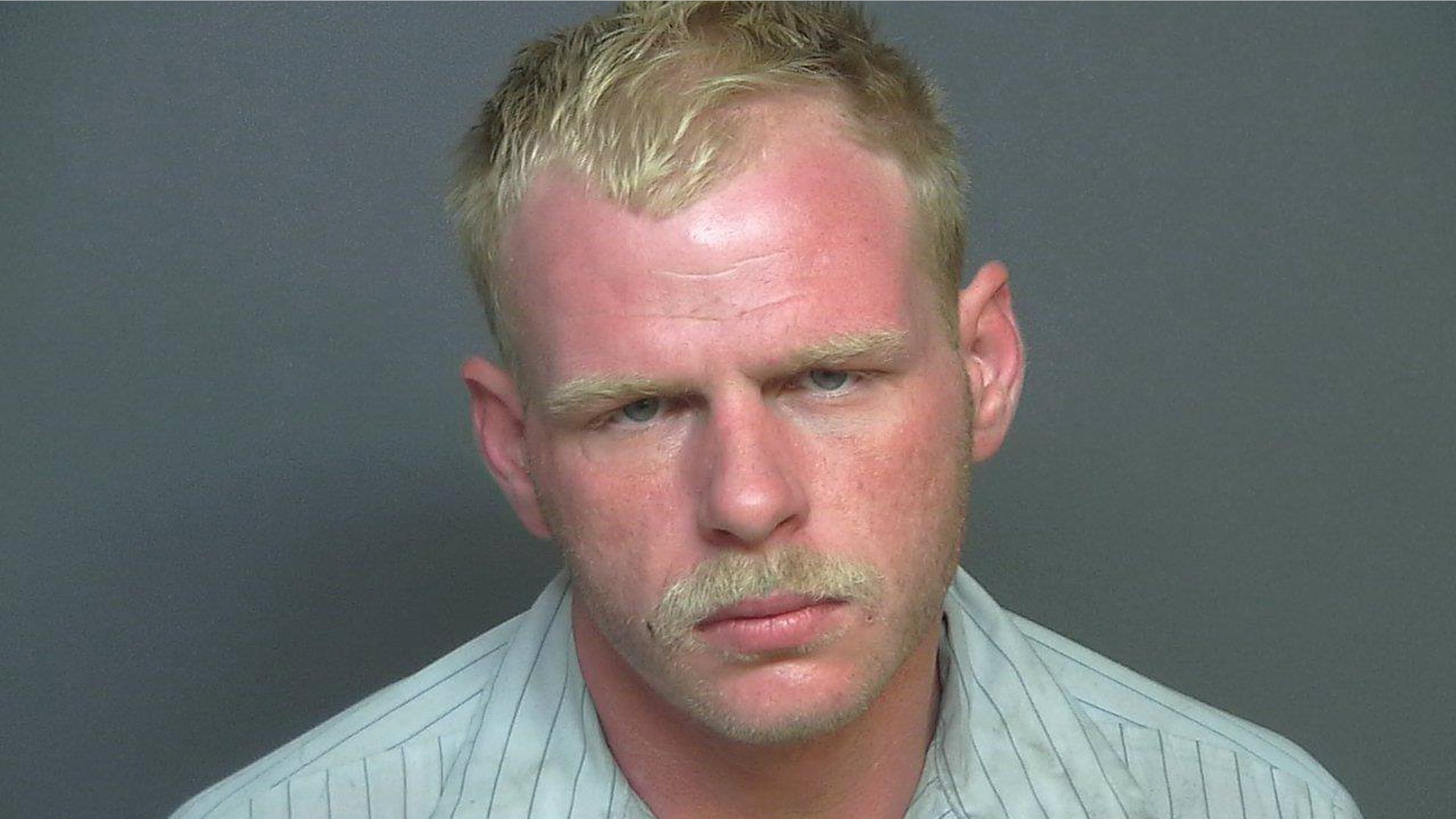 Robert Moore, 26, allegedly shot 41-year-old Frank Pineda after being called to his home to fix the air conditioning, police said.