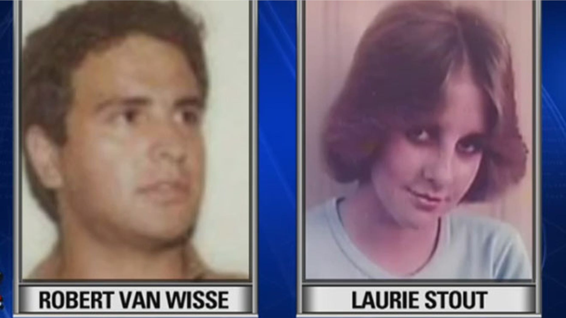 Old photos of Robert Van Wisse and Laurie Stout. (Fox 7 Austin)