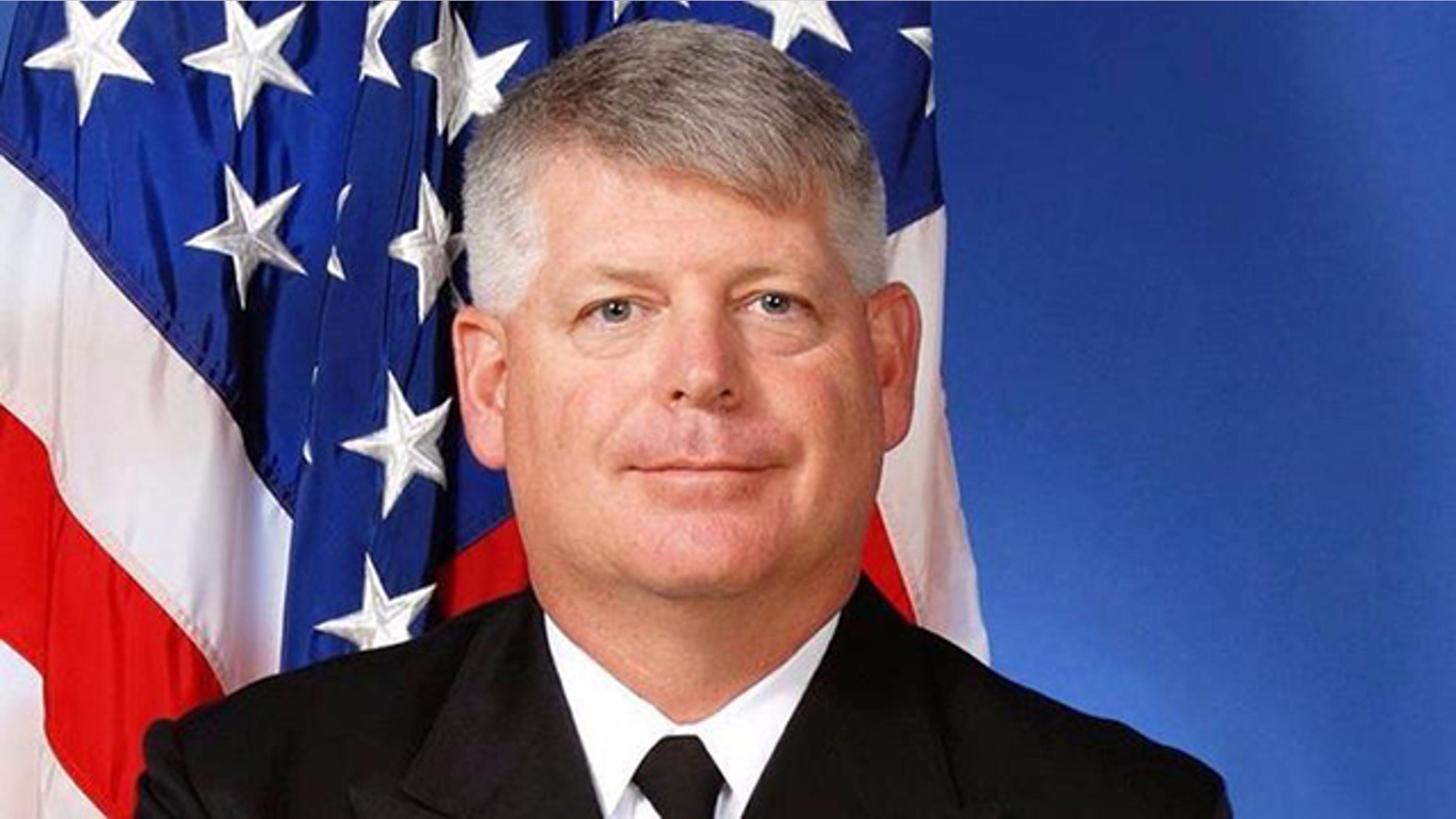 U.S. Navy Rear Admiral Robert Gilbeau is seen in this undated photo