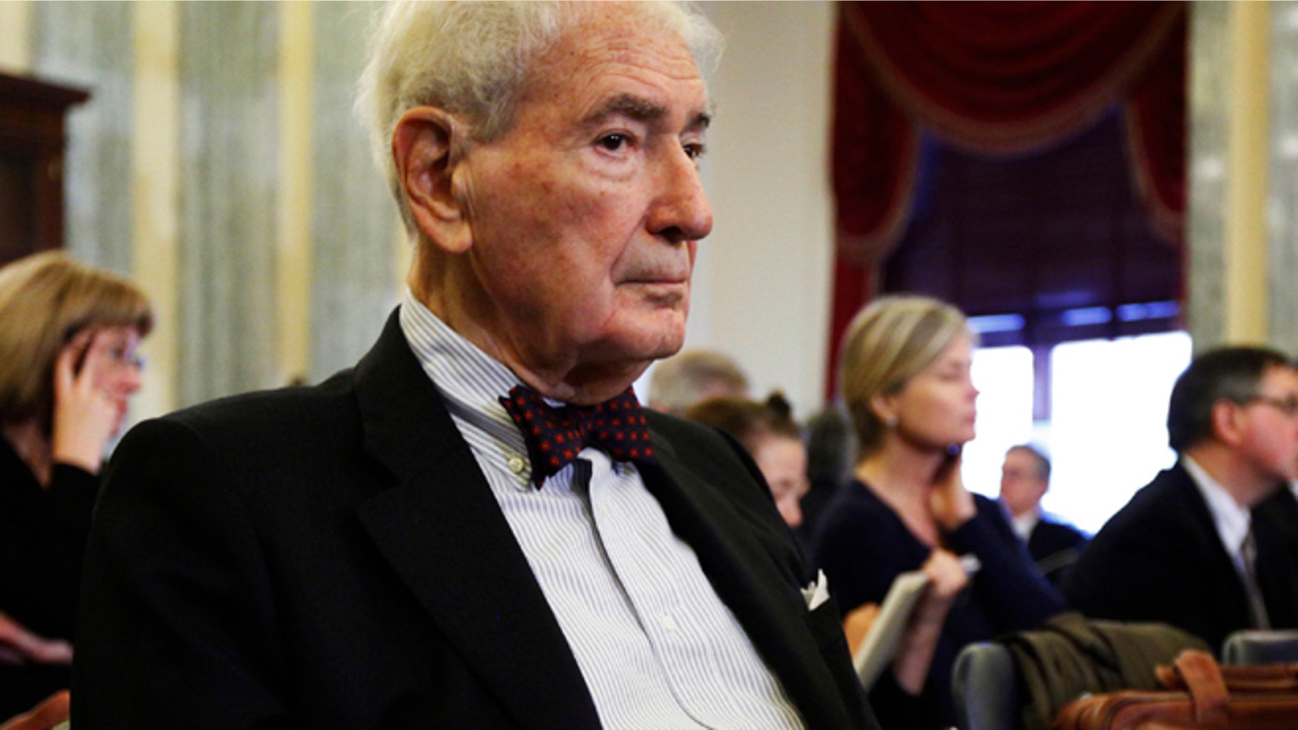 March 11, 2010: Comcast Corporation founder Ralph Roberts, attends a Senate Commerce Committee hearing on consumers, competition, and the proposed Comcast-NBC merger, on Capitol Hill in Washington. (AP)