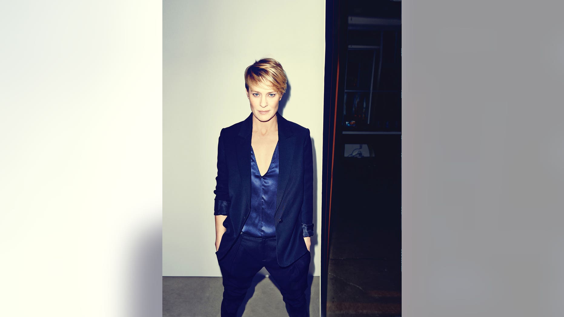 Robin Wright poses for Details.