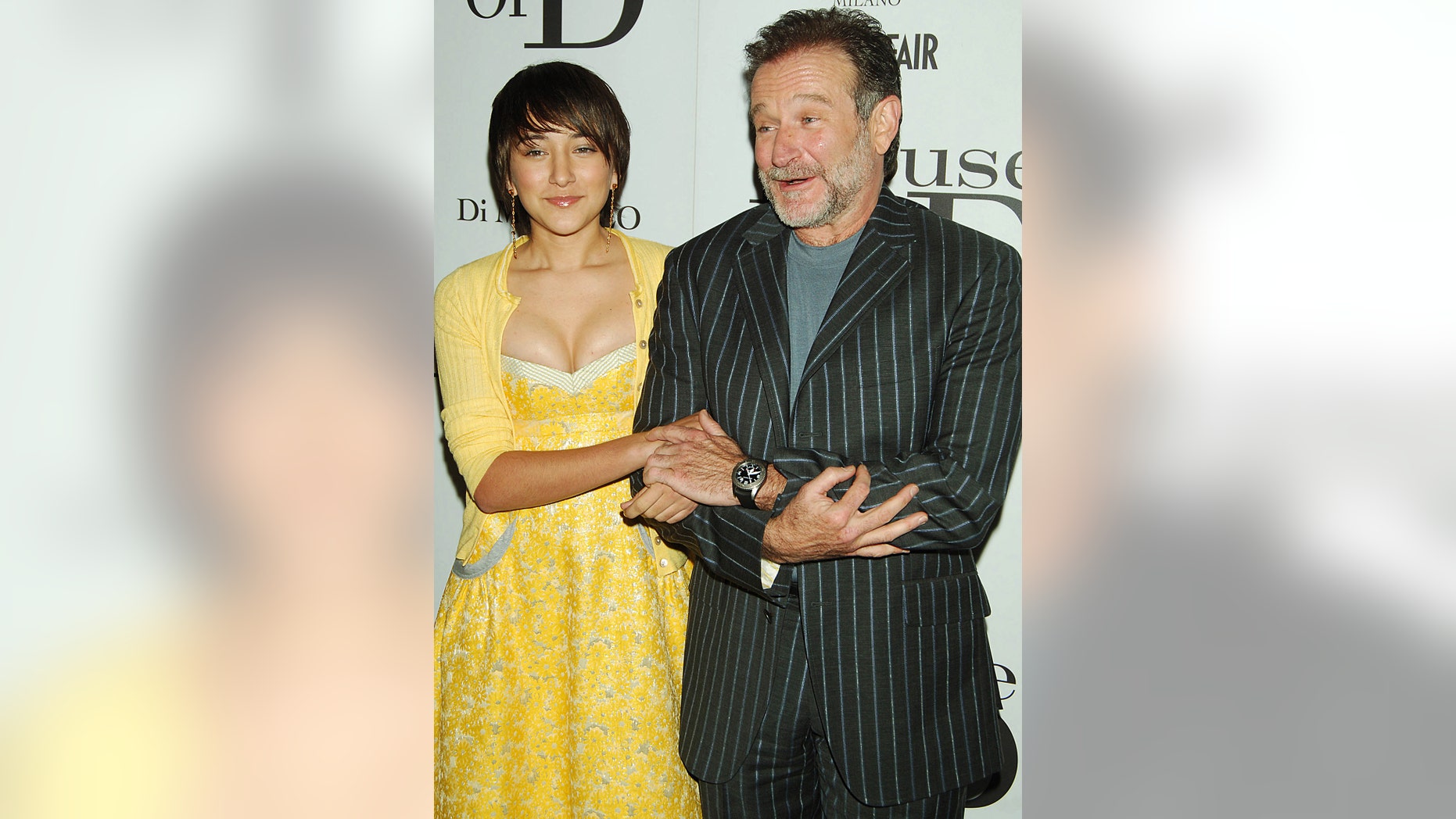 Williams posed with his daughter Zelda Williams during the premiere of their film "House of D" in 2005.