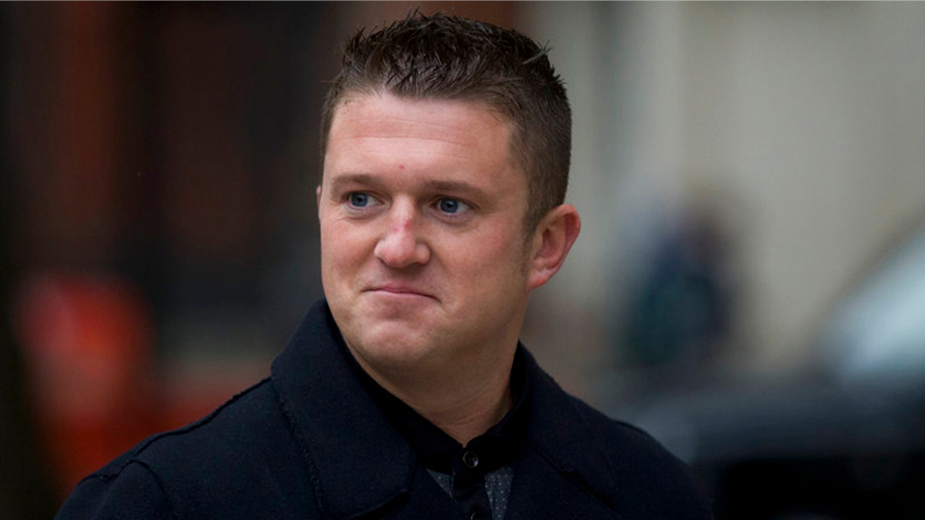 Tommy Robinson, pictured here in 2013, was jailed Friday.