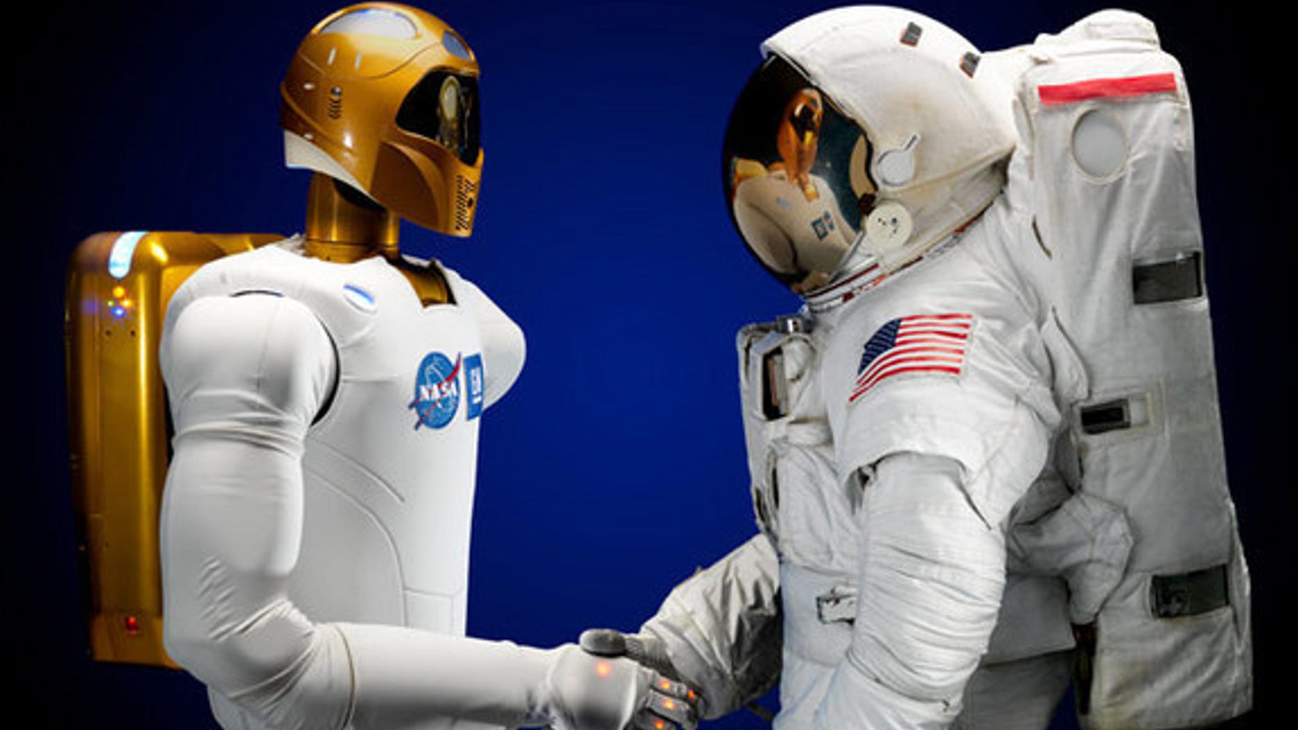 Space technology advancements like NASA's Robonaut 2 (left) can help humanity launch more ambitious space exploration missions.