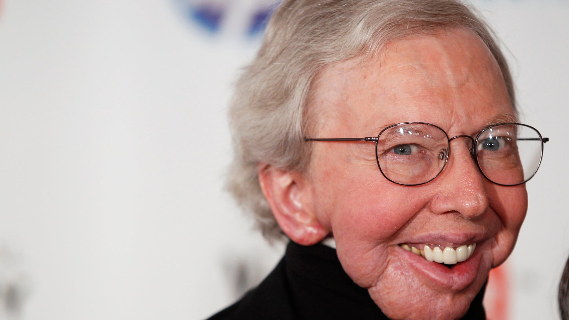 June 14, 2010. Film critic Roger Ebert arrives to attend the Webby Awards in New York.