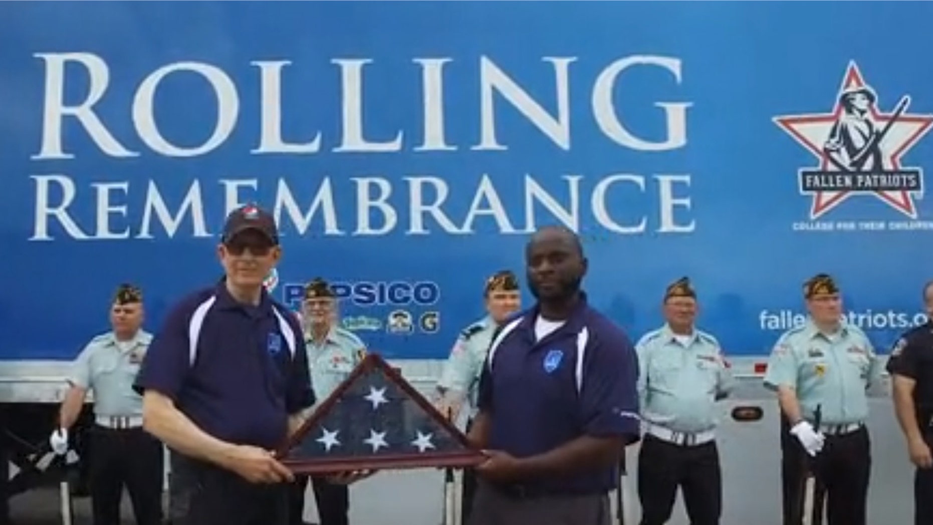 Rolling Remembrance, a partnership between PepsiCo and the Children of Fallen Patriots Foundation, had a ceremony in Bradenton, FL along the 8,000-mile cross-country relay to raise college scholarship funds for Gold Star children.