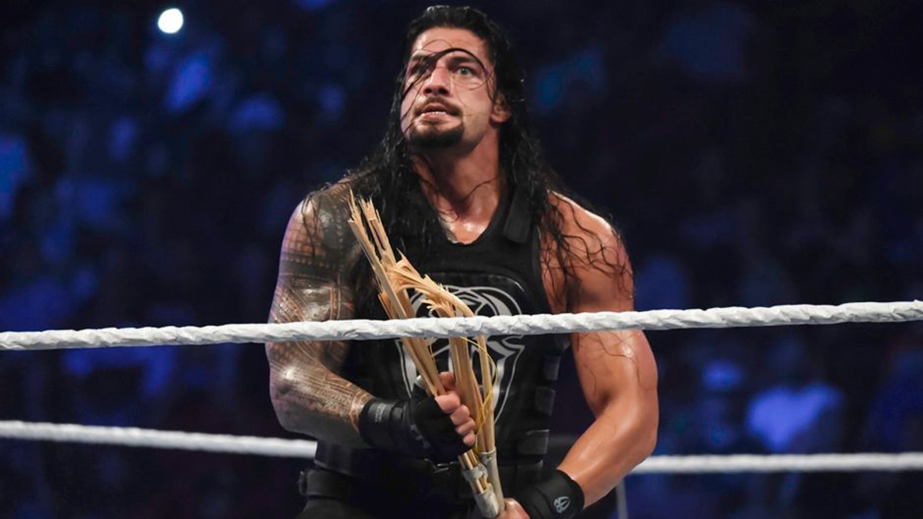 Roman Reigns, seen here in 2015, announced that his cancer has returned. (Photo by Ron ElkmanSports Imagery / Getty Images)