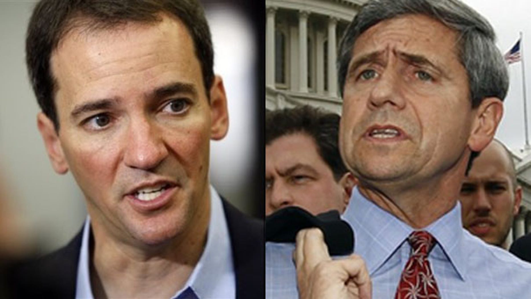 Shown here are Colorado Senate candidate Andrew Romanoff, left., and Pennsylvania Senate candidate Joe Sestak. (AP/Reuters Photos)
