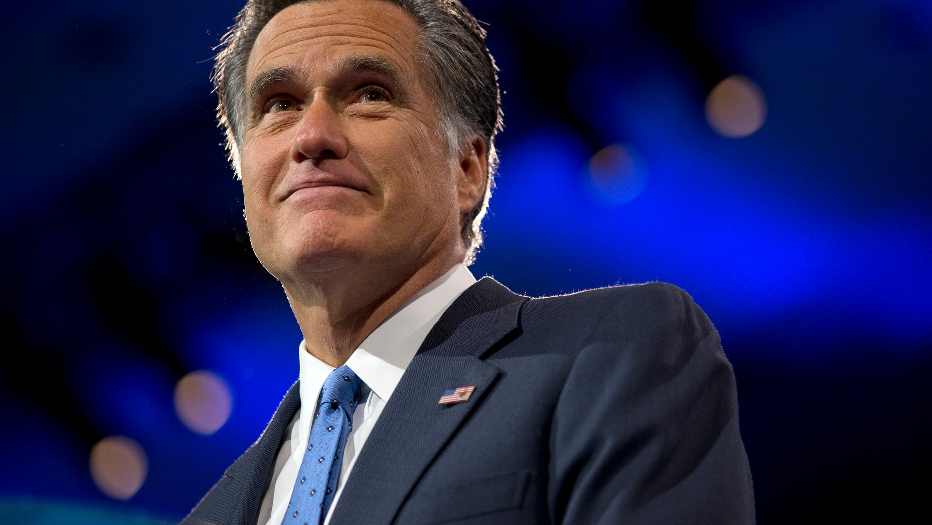 March 15, 2013. Mitt Romney at the 40th annual Conservative Political Action Conference in National Harbor, Md.