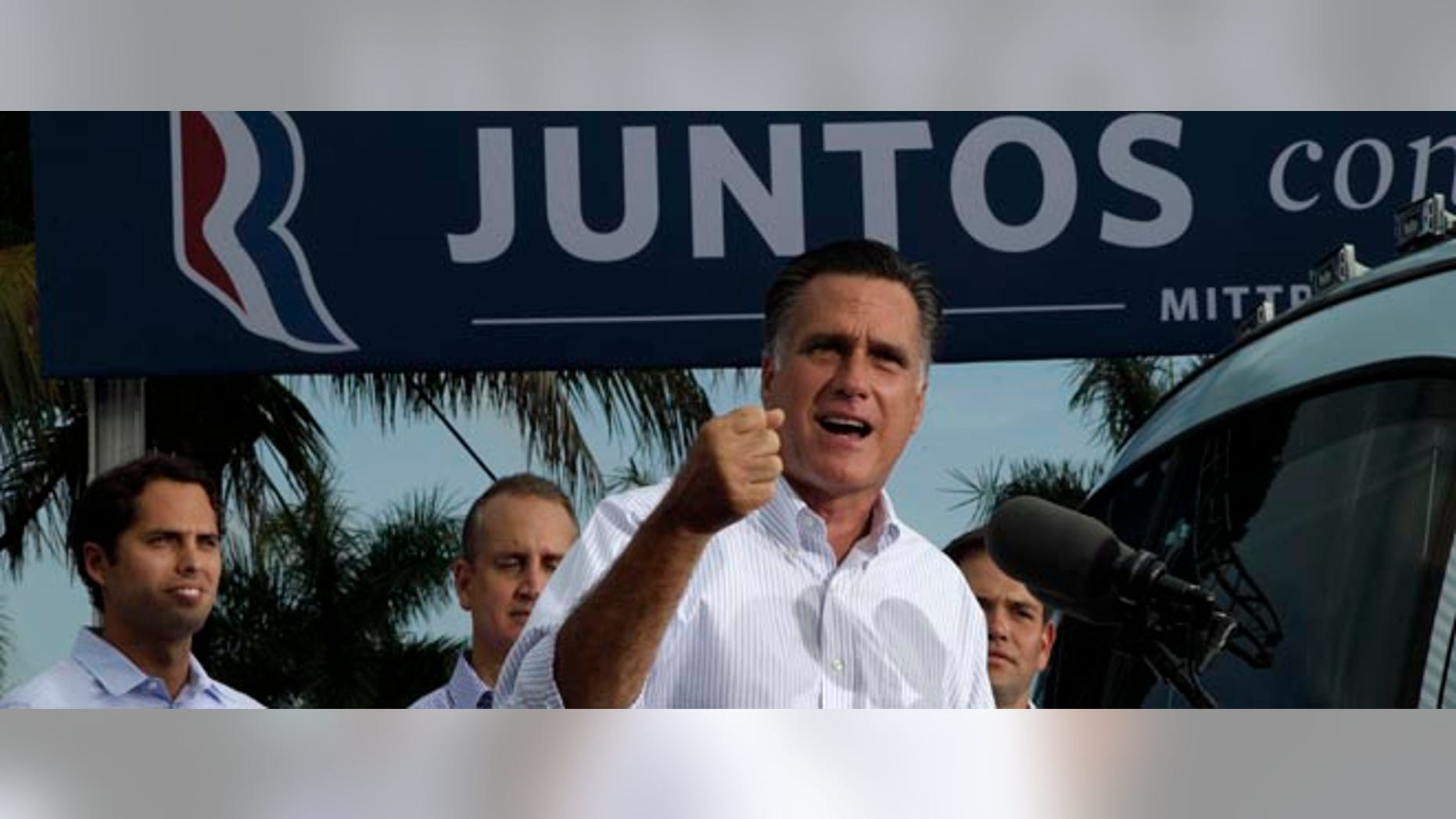 GOP presidential nominee Mitt Romney has said he is aiming for at least 38 percent of the Latino vote.