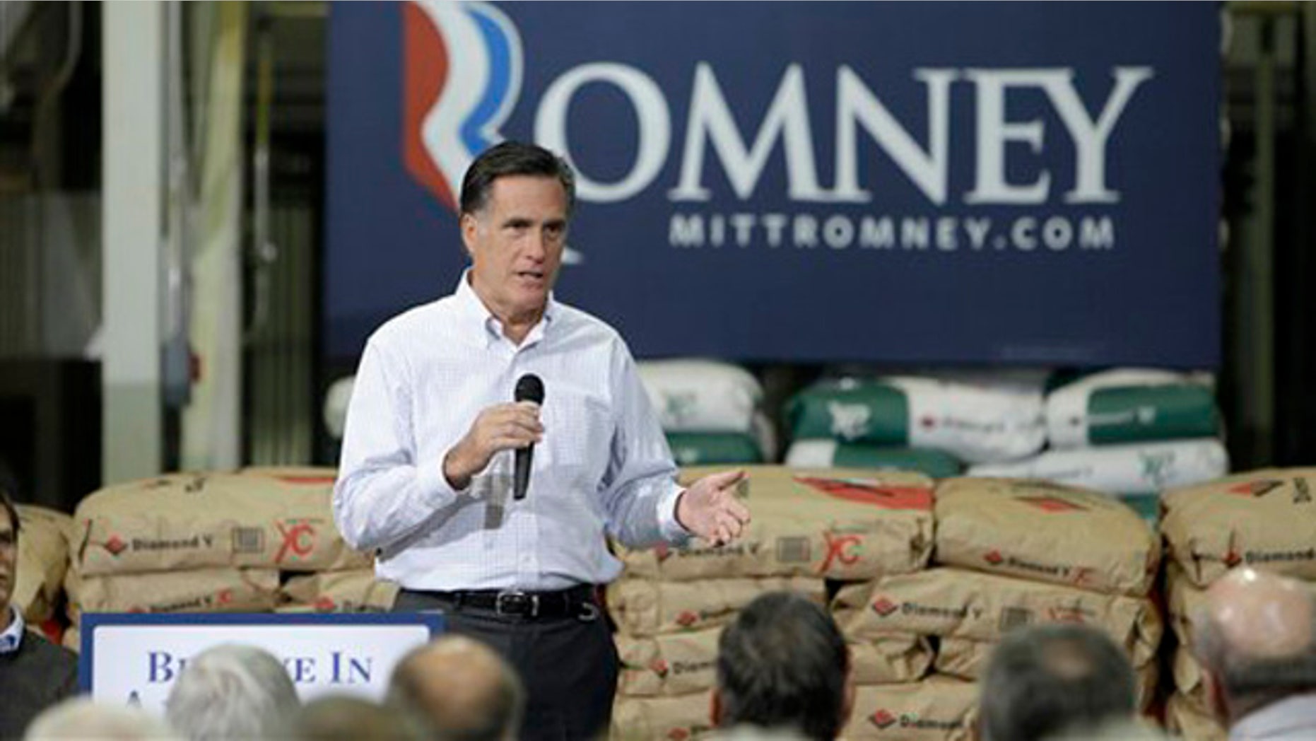 Dec. 9, 2011: Former Massachusetts Gov. Mitt Romney speaks during a town hall meeting in Cedar Rapids, Iowa.