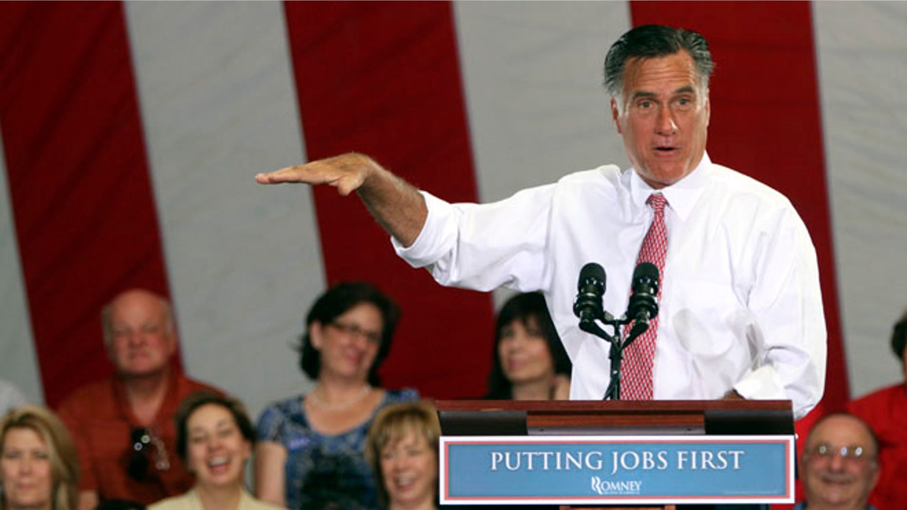 May 29, 2012: Mitt Romney speaks in Las Vegas.