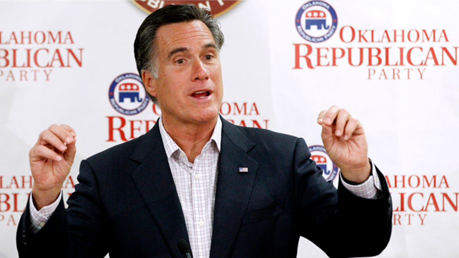 May 9, 2012: Mitt Romney speaks in Oklahoma City.