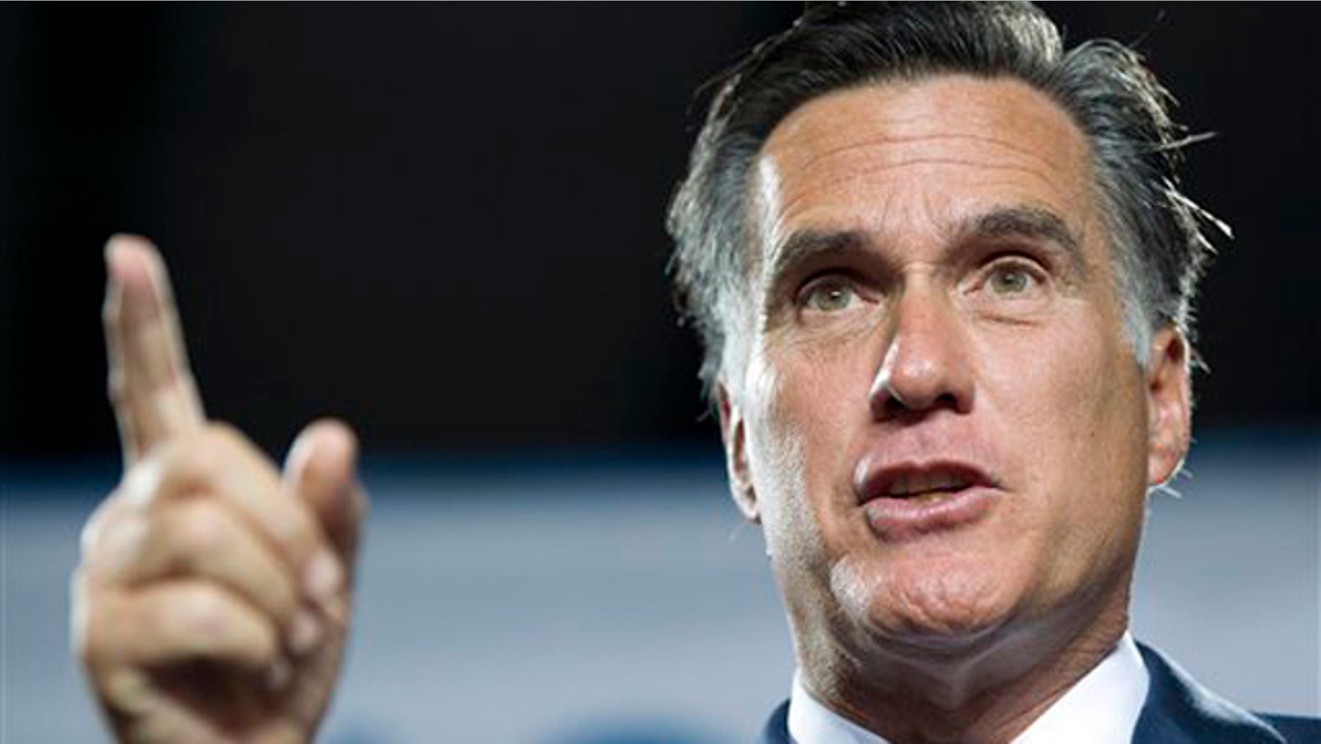 Mitt Romney talks about his plan for creating jobs and improving the economy during a speech Sept. 6 in Las Vegas.