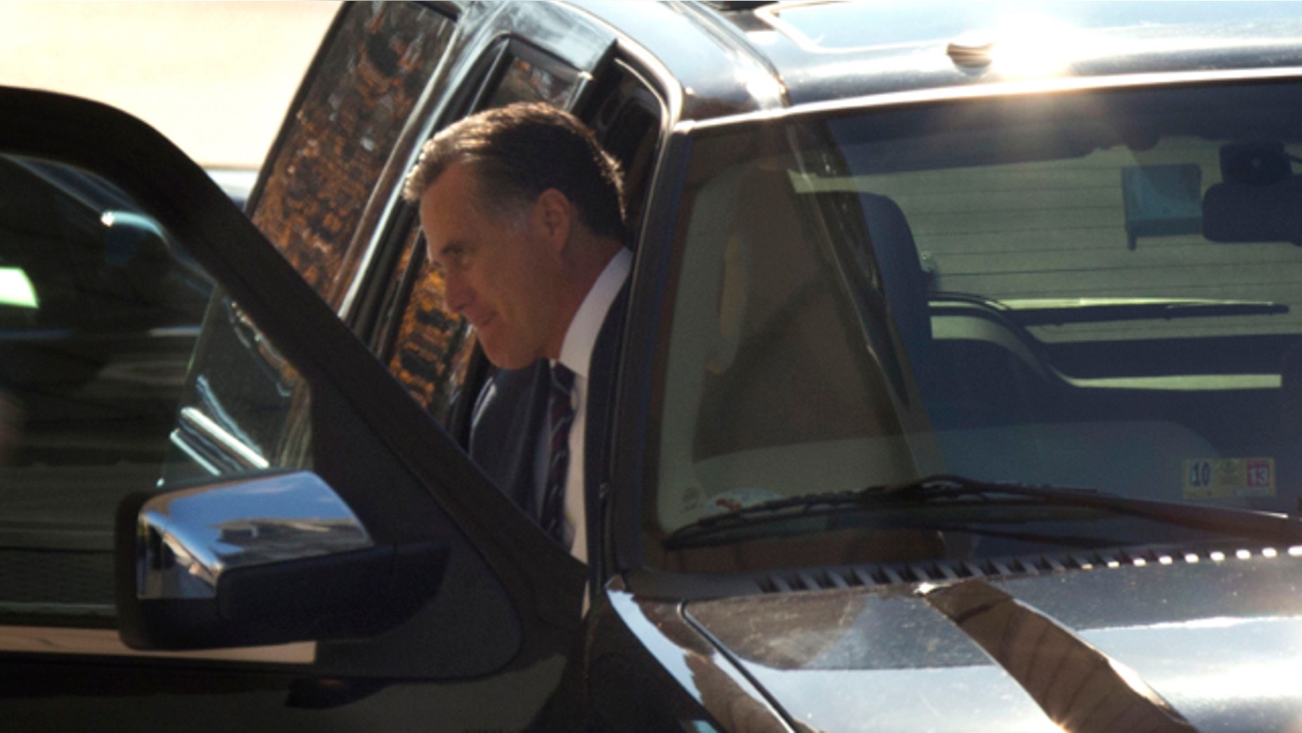 Nov. 29, 2012: Former Republican presidential candidate Mitt Romney arrives at the White House in Washington.