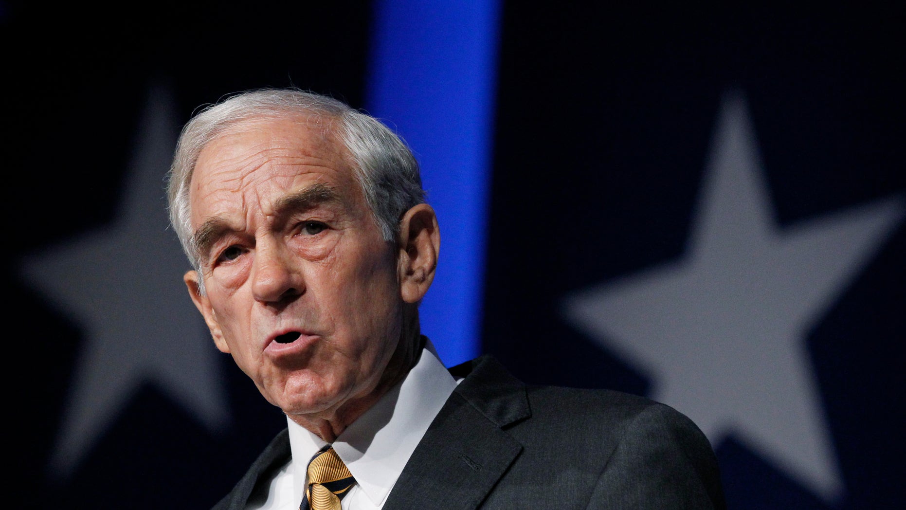 Oct. 8: Republican presidential candidate, Rep. Ron Paul, R-Texas, speaks at the Values Voter Summit in Washington.