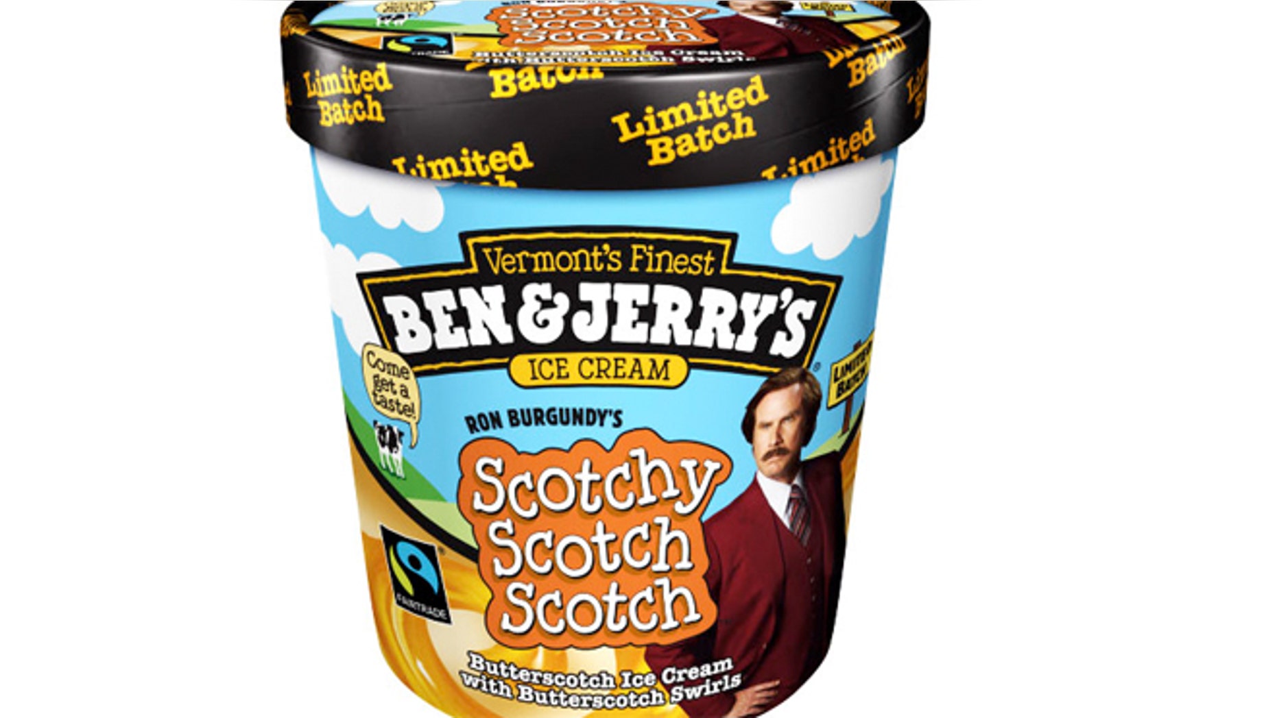 Ben & Jerry's released Scotchy, Scotch, Scotch in honor of Ron Burgundy.