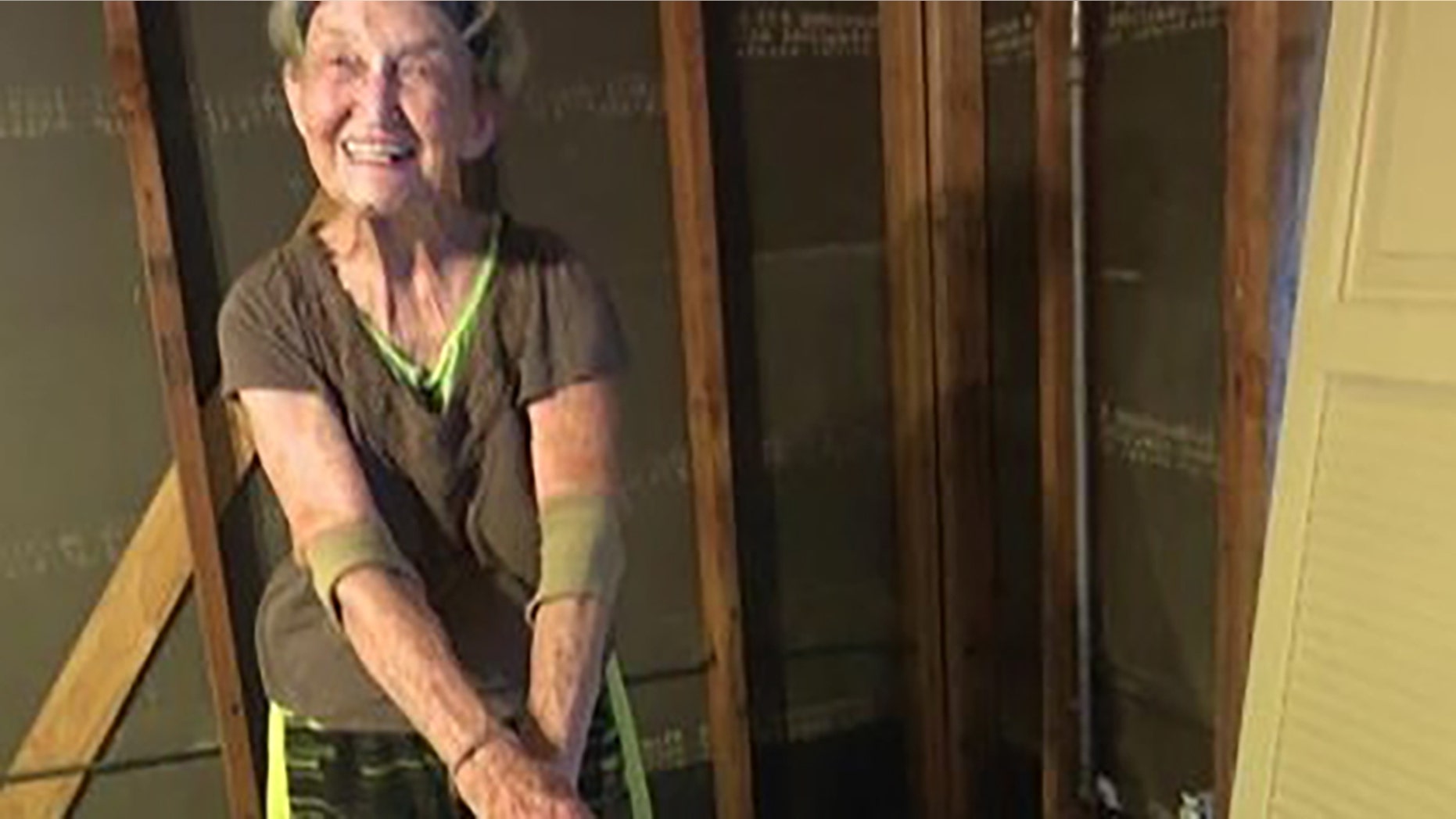 Rosalea Nall, 83, was forced to move back into her Texas home that was wrecked from Hurricane Harvey last year after her government assistance stopped, reports said Wednesday.