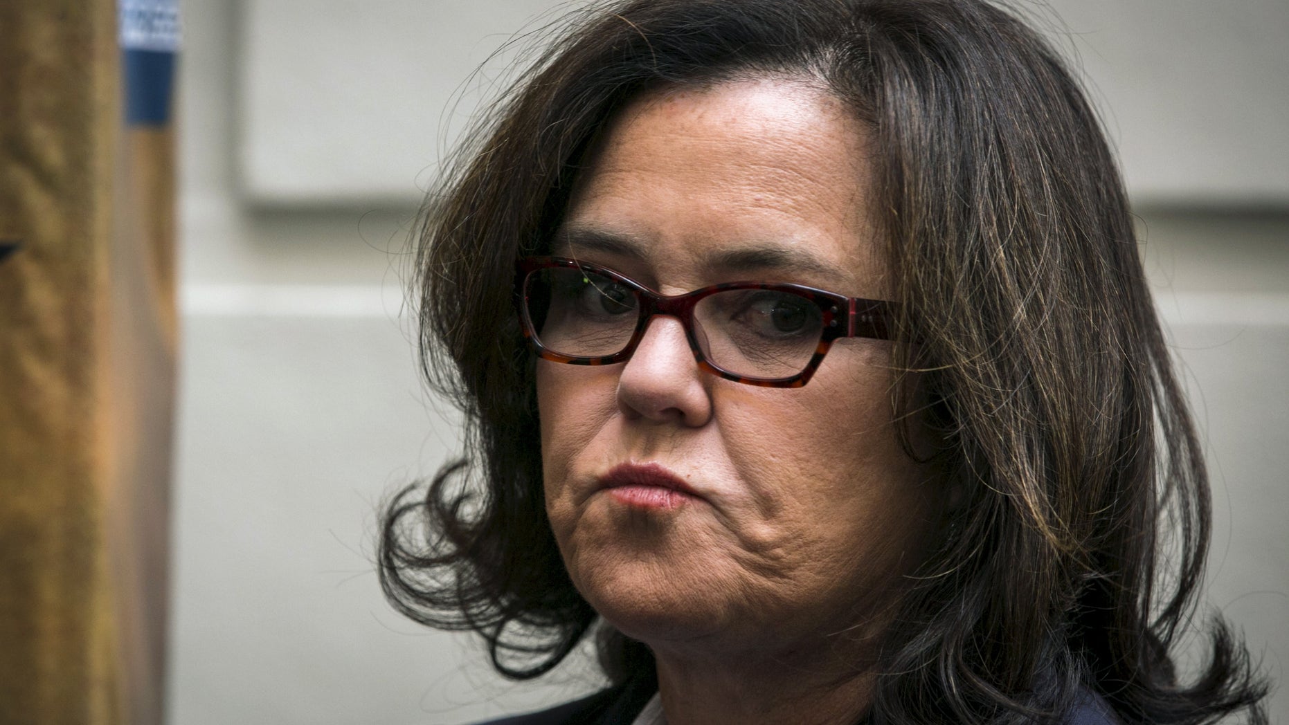 August 6, 2015. Actress Rosie O'Donnell arrives for the opening night of the play "Hamilton" on Broadway in New York.