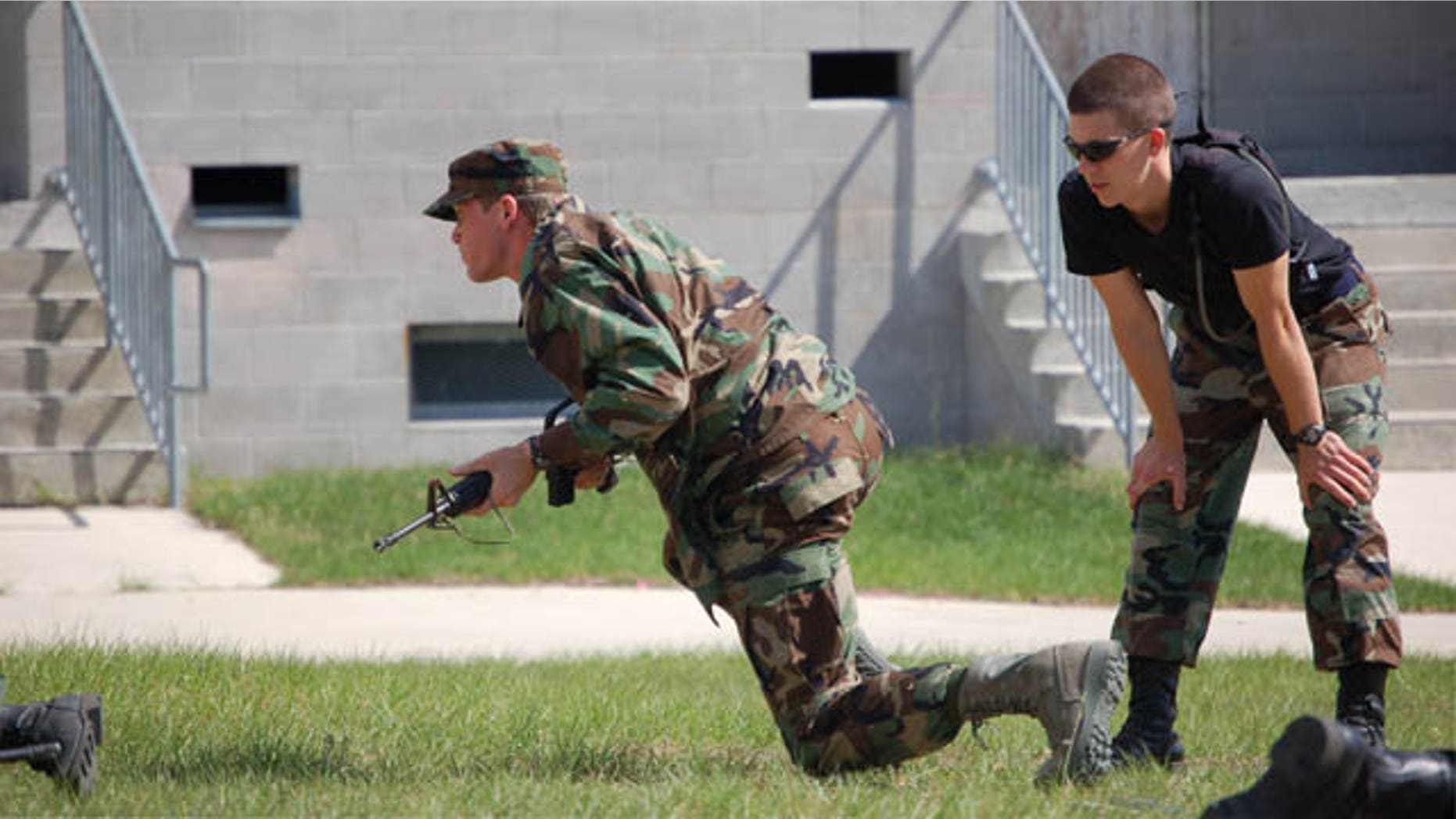 University of Florida ROTC cadets participate in leadership exercise April 25, 2010 at Camp Blanding, Fla.