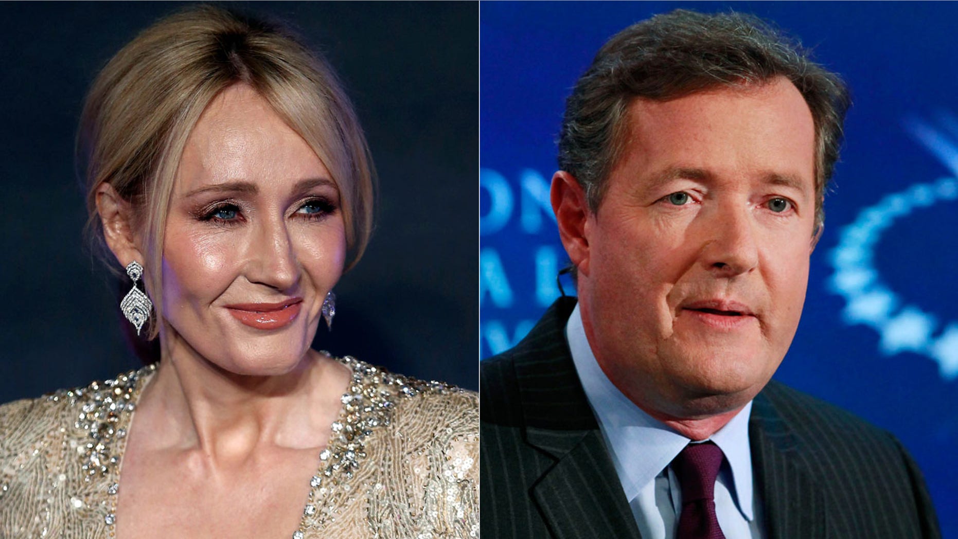 J.K. Rowling is in a Twitter war with Piers Morgan.