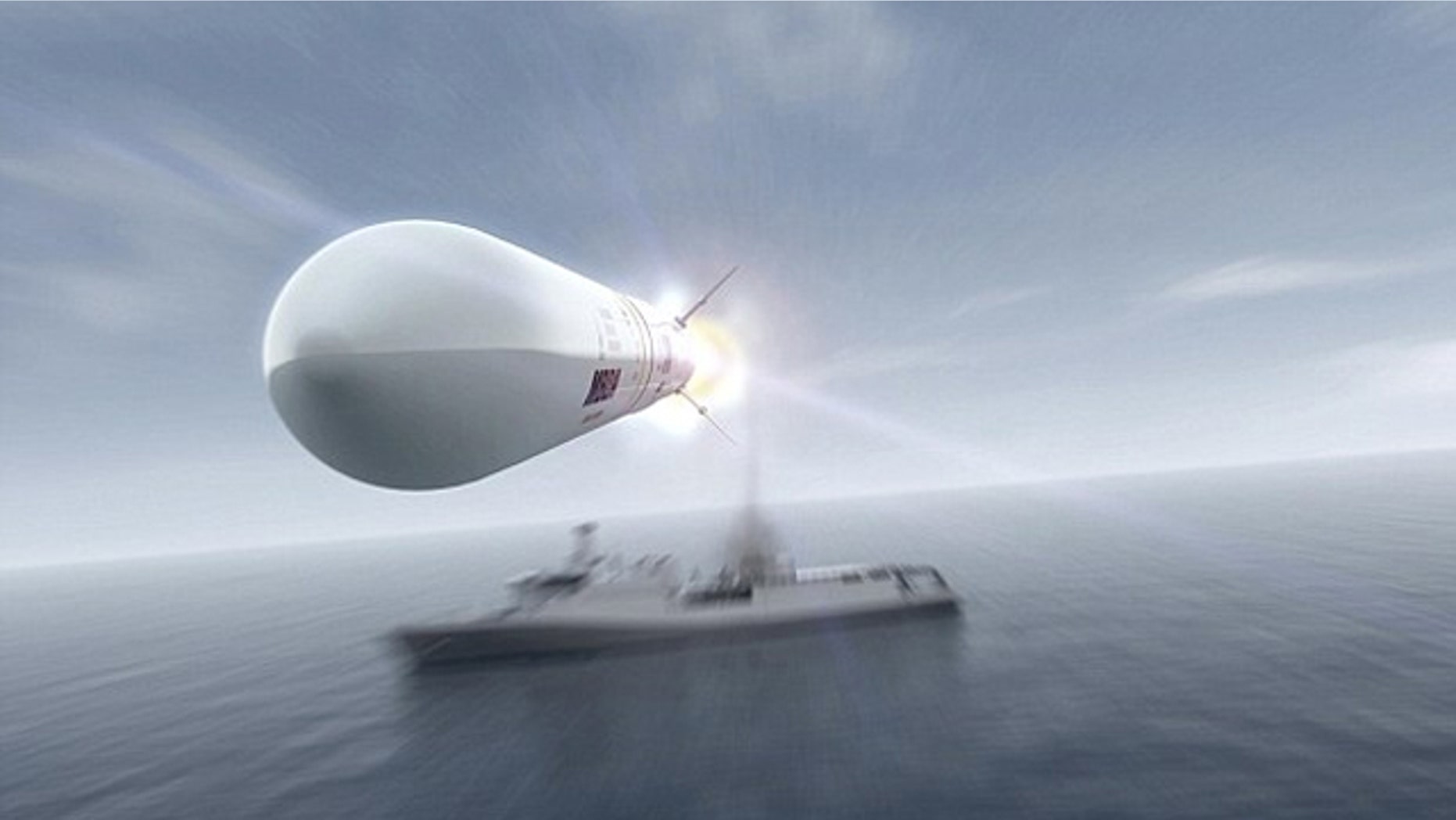 The 'Sea Ceptor' can reach speeds fo up to Mach 3