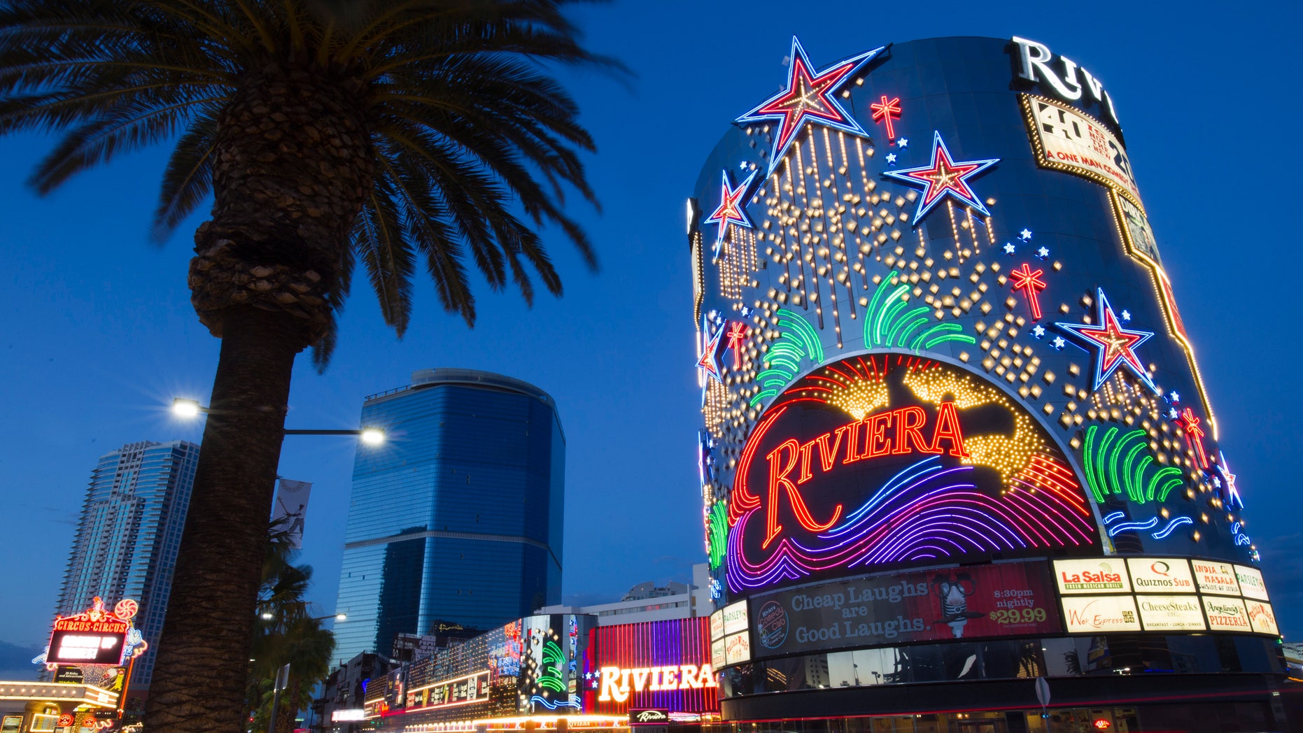 The Riviera Hotel opened in 1955 and closed in May 2015.