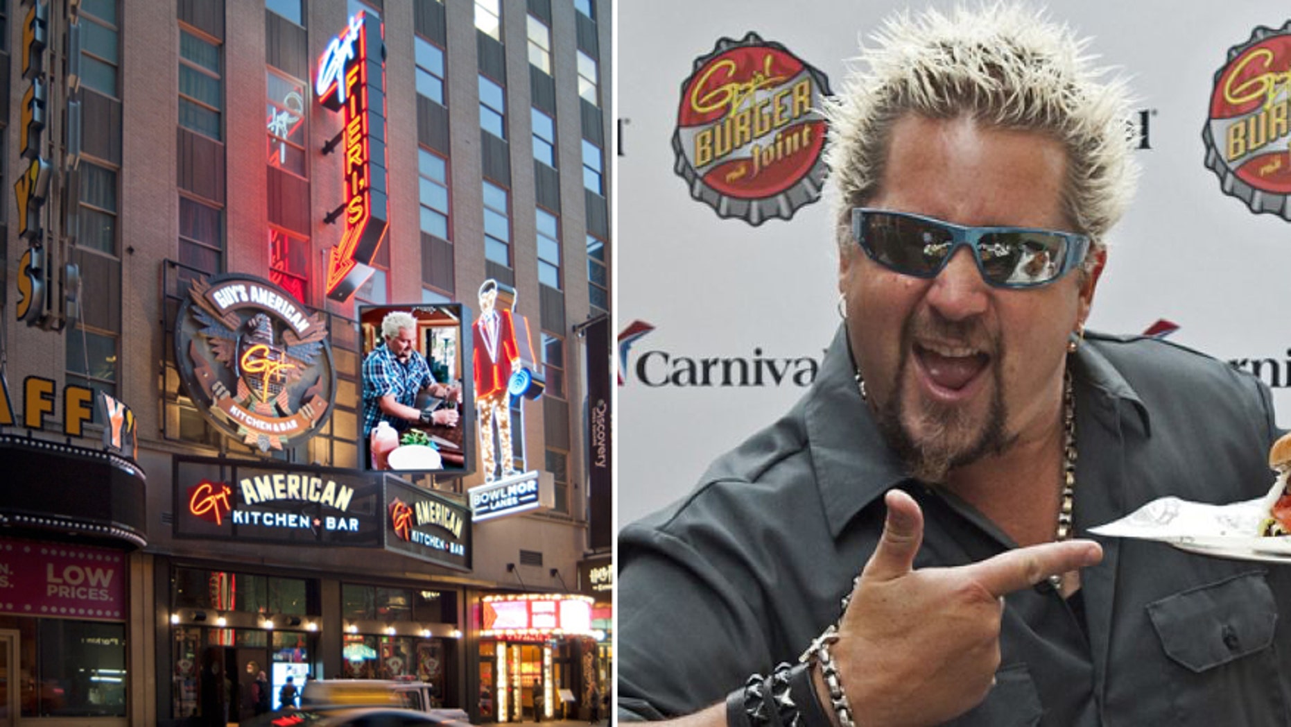 Guy Fieri's Times Square restaurant is hosting a pricey New Year's Eve bash.