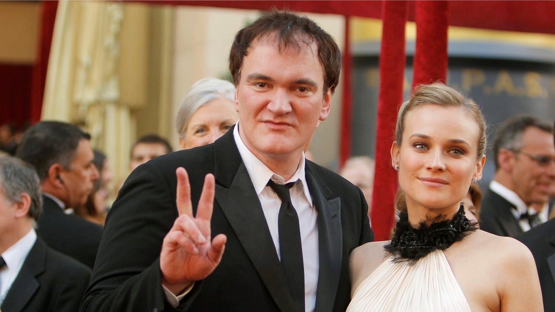 Diane Kruger defended Quentin Tarantino on Tuesday and said the director treated her with "utter respect."