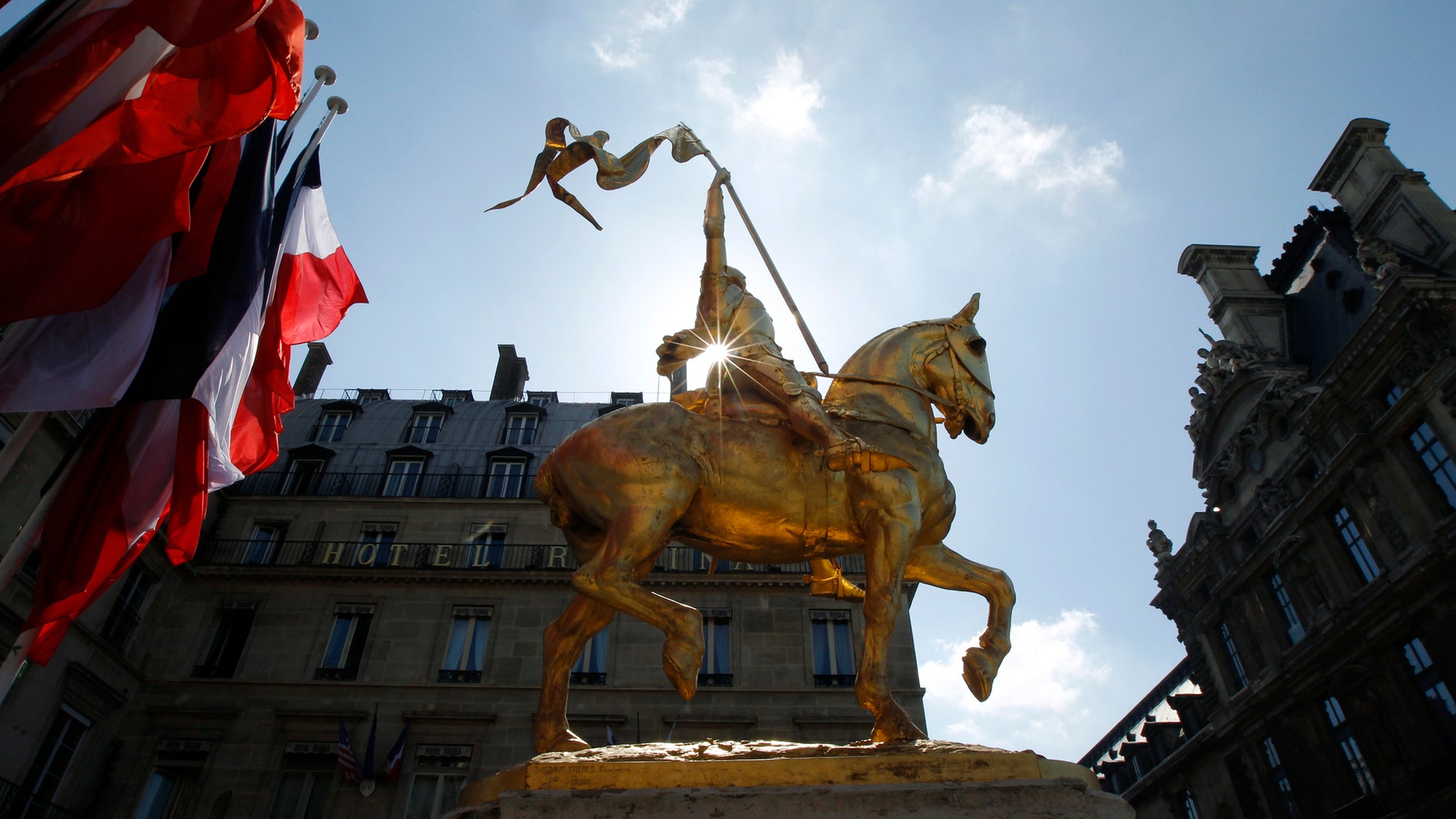File photo: A statue of Joan of Arc in Paris.