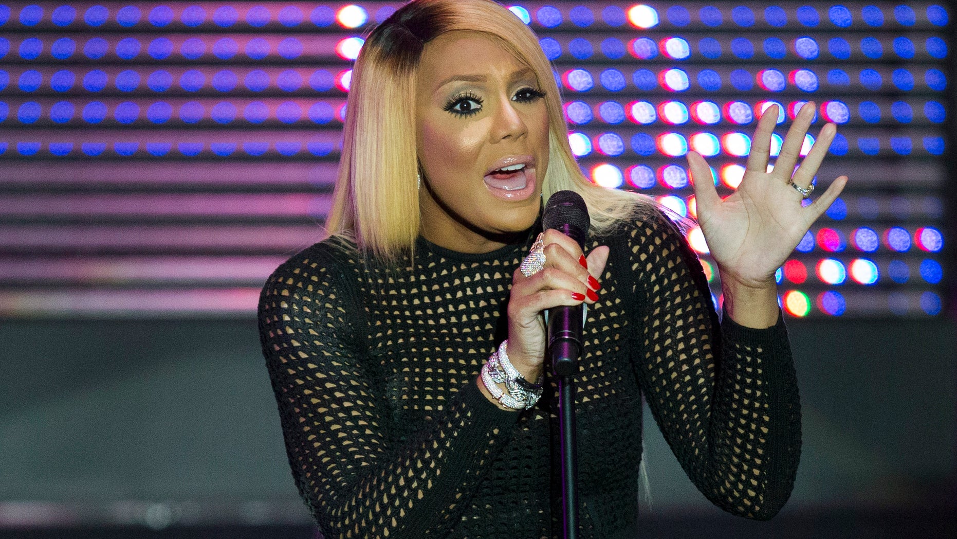 Recording artist Tamar Braxton performs at the 2014 BMI R&B/Hip-Hop Awards at The Pantages theatre in Hollywood, California August 22, 2014.