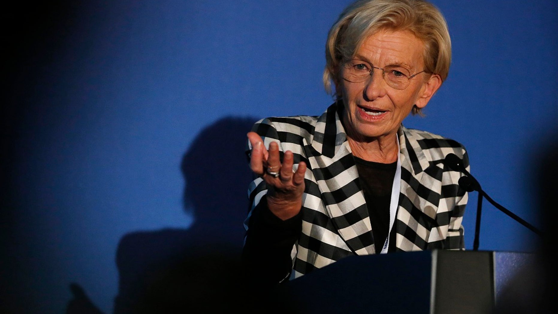 Italy's former Foreign Minister Emma Bonino spoke at a Catholic church about immigration on Wednesday despite protests from pro-life supporters. (Reuters)