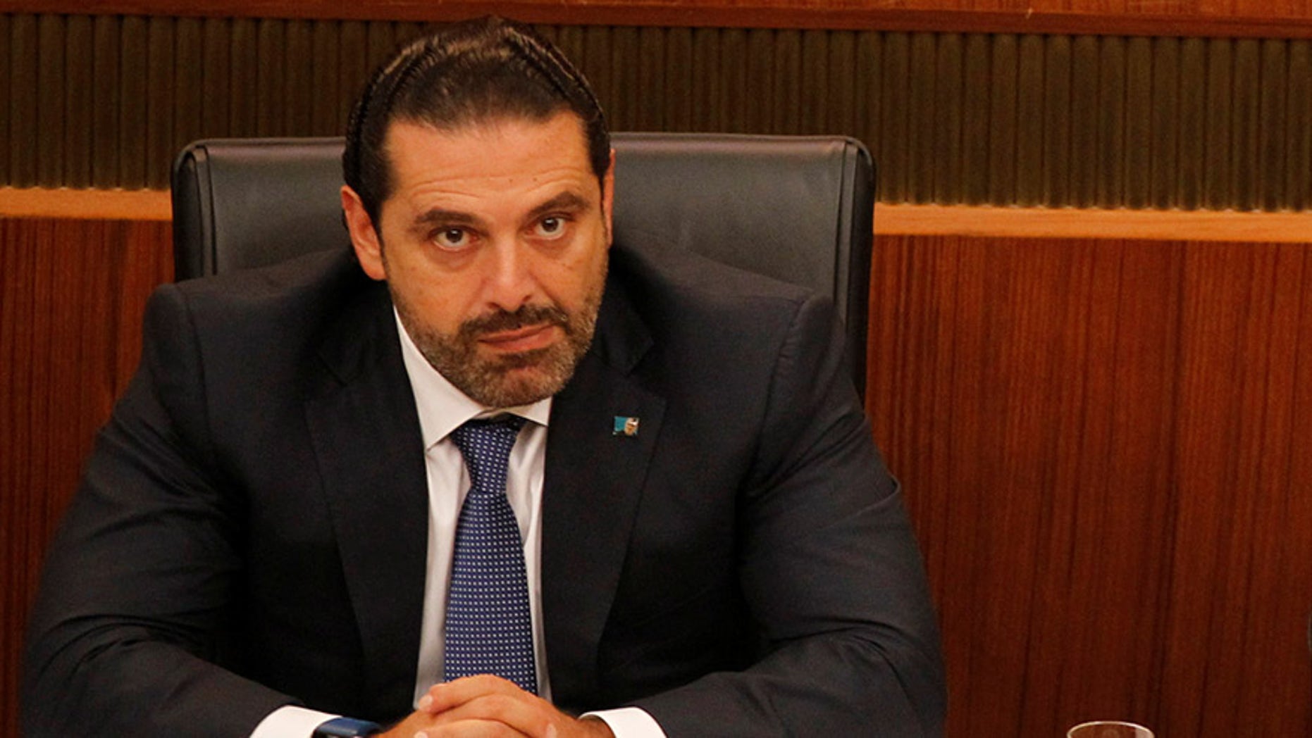 Lebanese prime minister Saad Hariri slammed Iran and the Lebanese Hezbollah group for meddling in Arab affairs and says "Iran's arms in the region will be cut off."