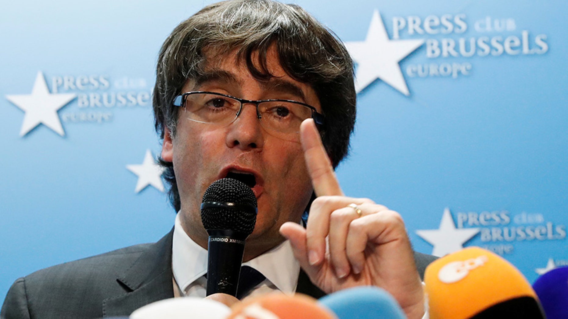 An international arrest warrant has been sought for sacked Catalan leader Carles Puigdemont.
