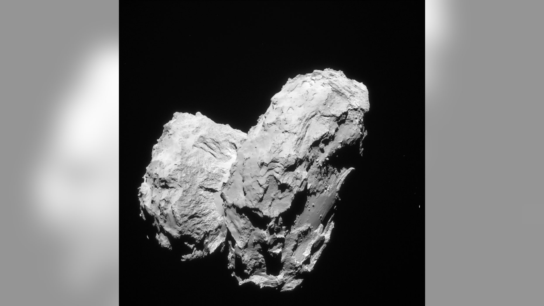 Rosetta's comet is shown in this handout photo taken August 22, 2014 and provided by the European Space Agency, September 28, 2015.