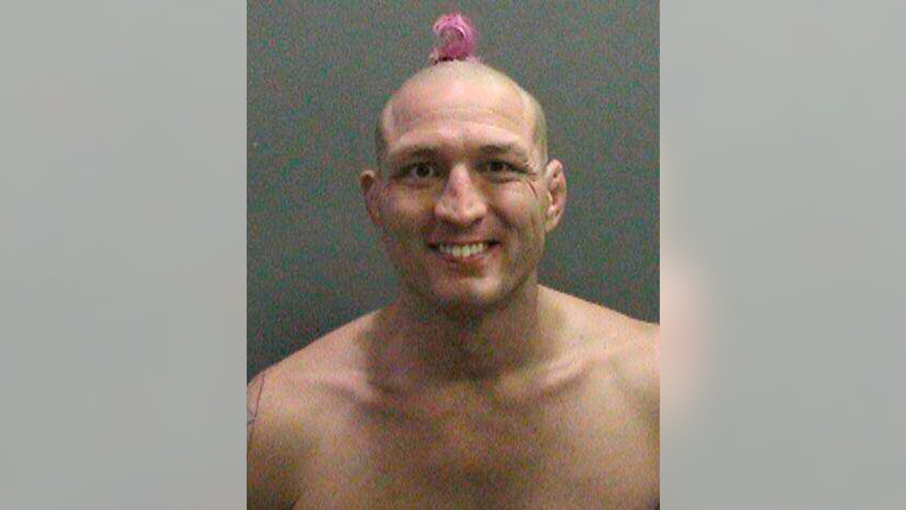 Jason "Mayhem" Miller is seen in an undated booking photo from a pervious arrest released by the Orange County Sheriff's Department in California.