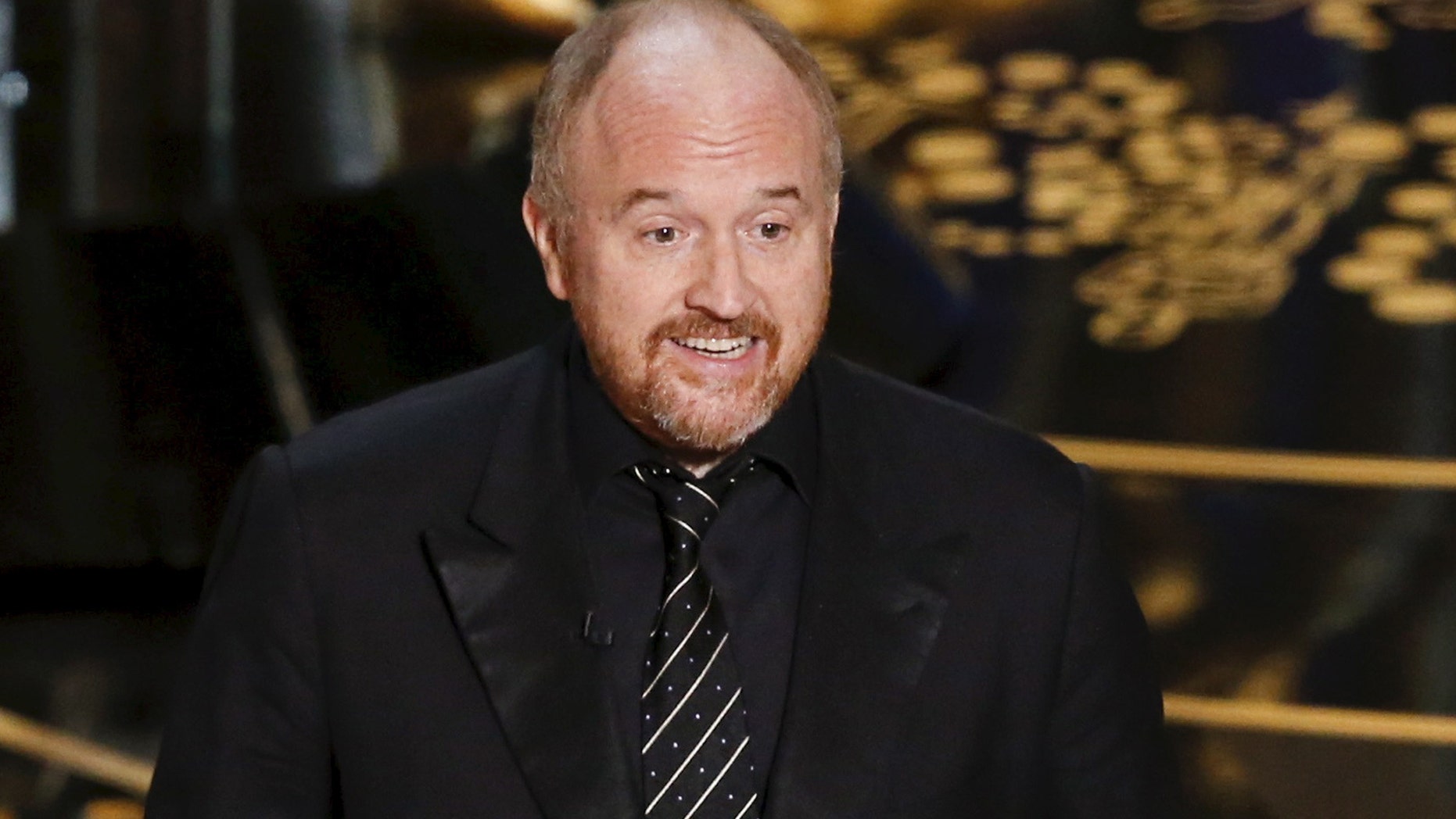 Presenter Louis C.K. introduces the nominees for Best Documentary Short Film at the 88th Academy Awards in Hollywood, California February 28, 2016. REUTERS/Mario Anzuoni - RTS8GQY