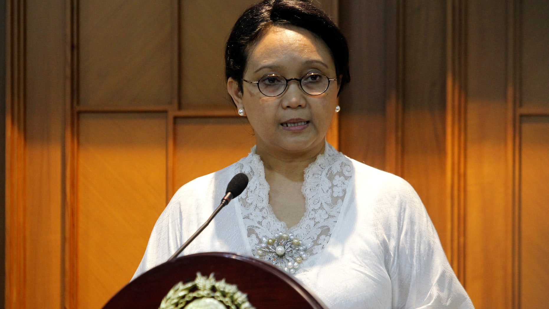 Indonesia's Foreign Minister Retno Marsudi in July.