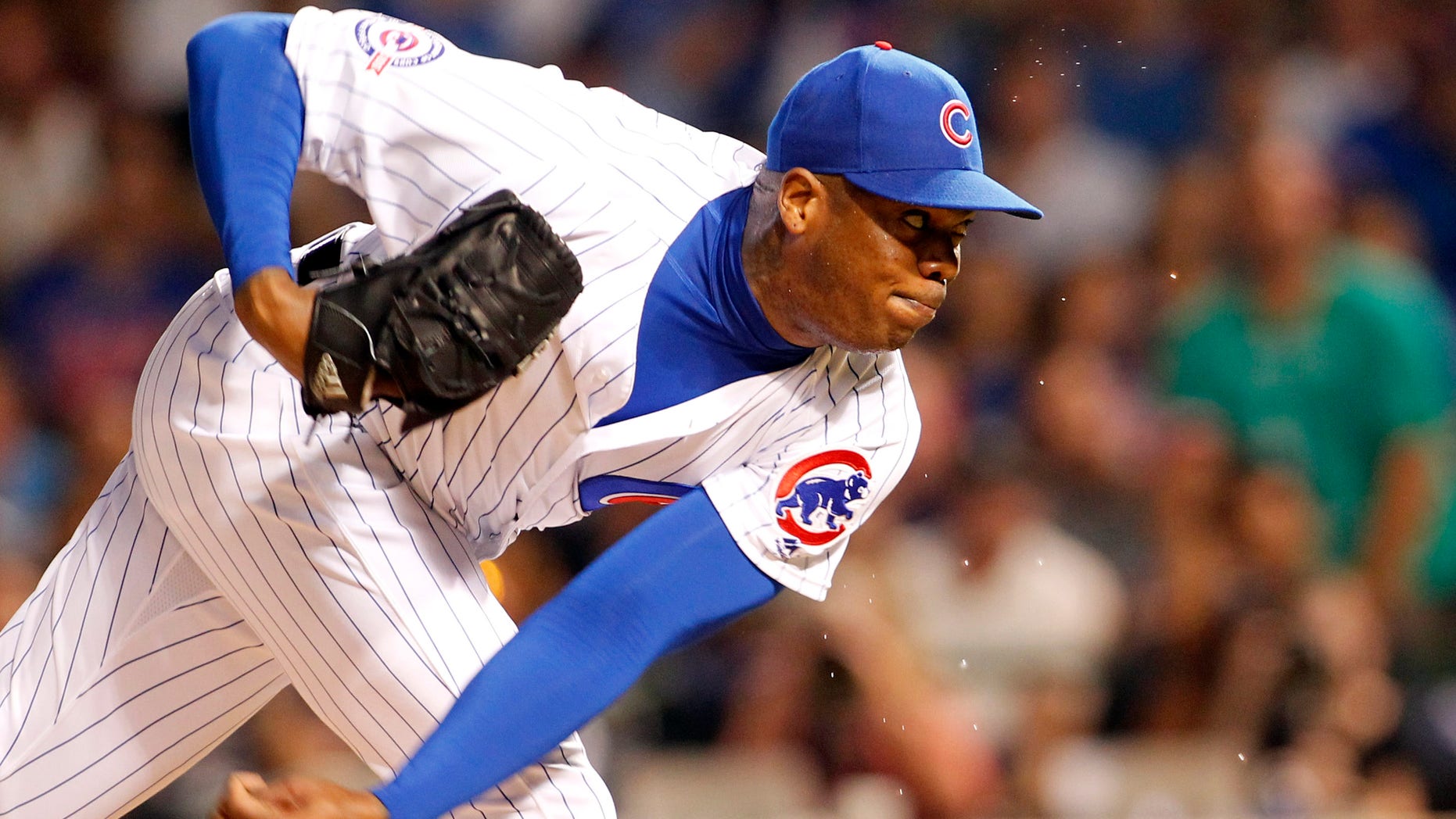 Aroldis Chapman in July.
