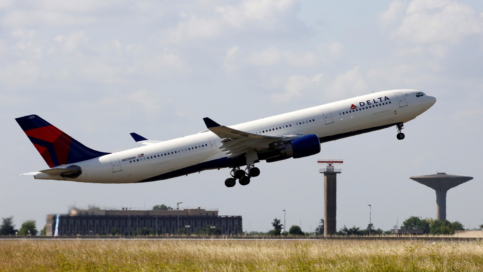 A Delta Air Lines Airbus A330 aircraft takes off at the Charles de Gaulle airport in Roissy, France, August 9, 2016.
