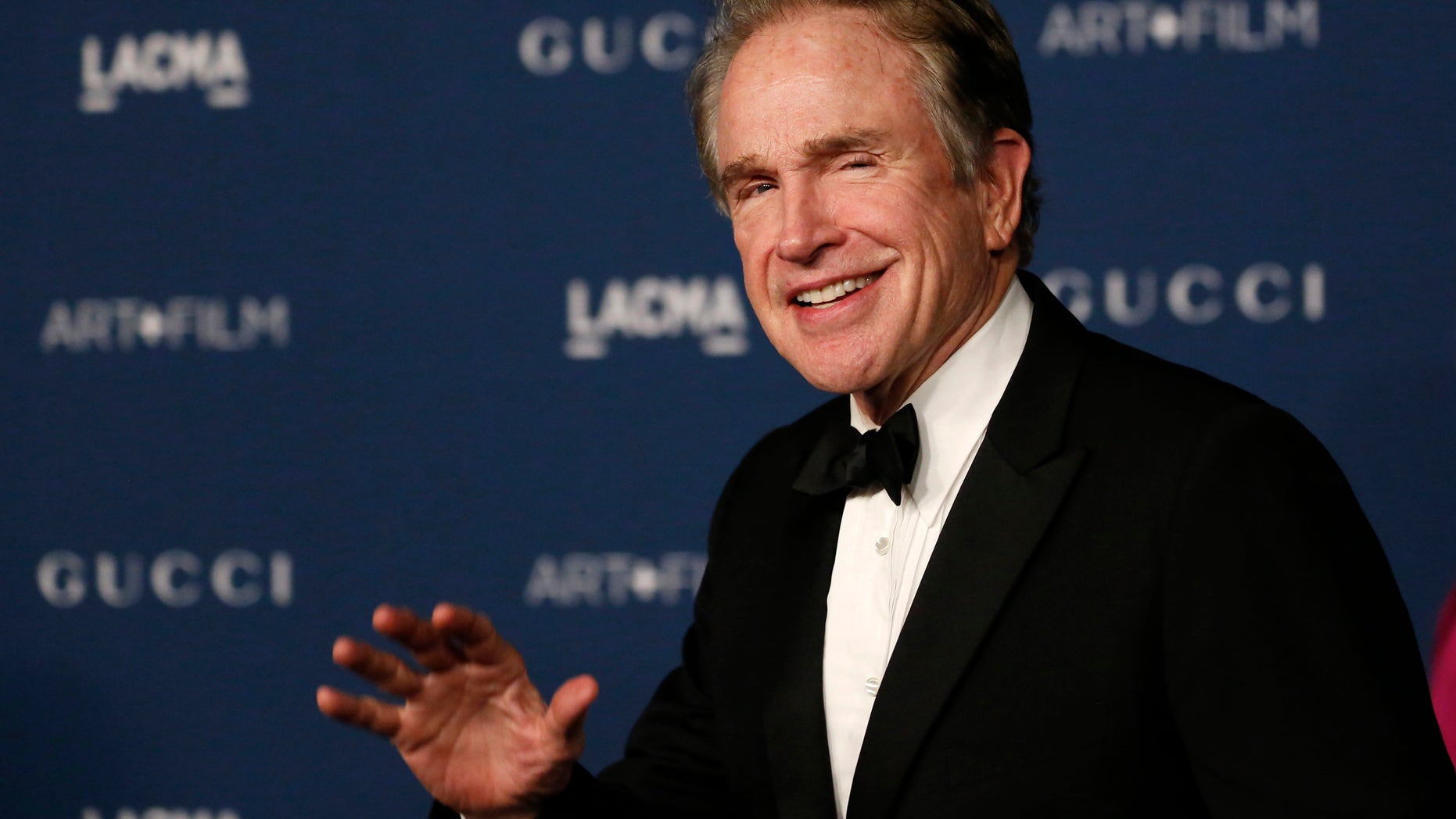 Actor Warren Beatty arrives at the Los Angeles County Museum of Art (LACMA) 2013 Art+Film Gala in Los Angeles, California November 2, 2013.