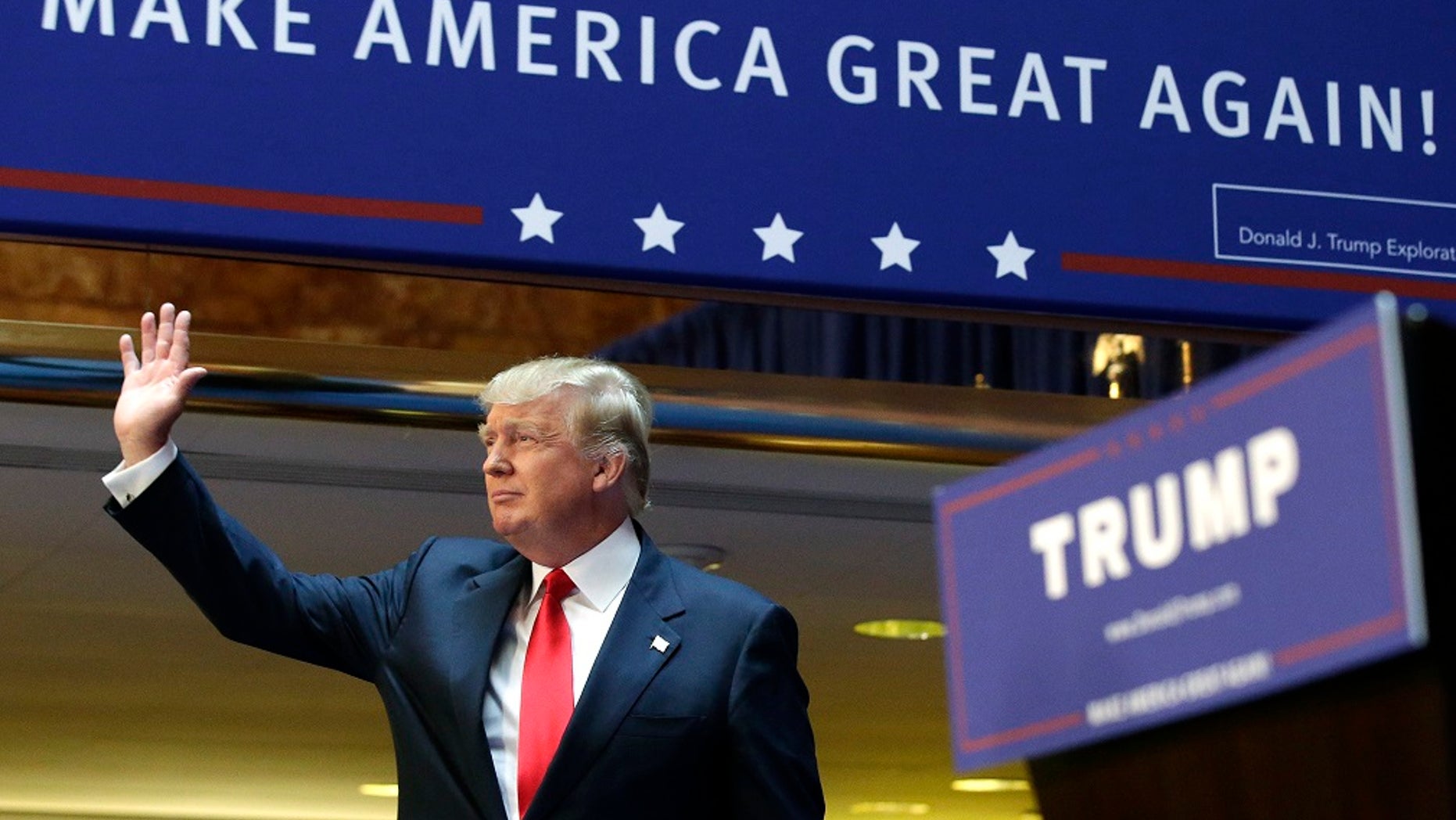 Donald Trump announced in June 2015 that he was running for president. In his speech, he promised to build a wall along the U.S.-Mexico border.