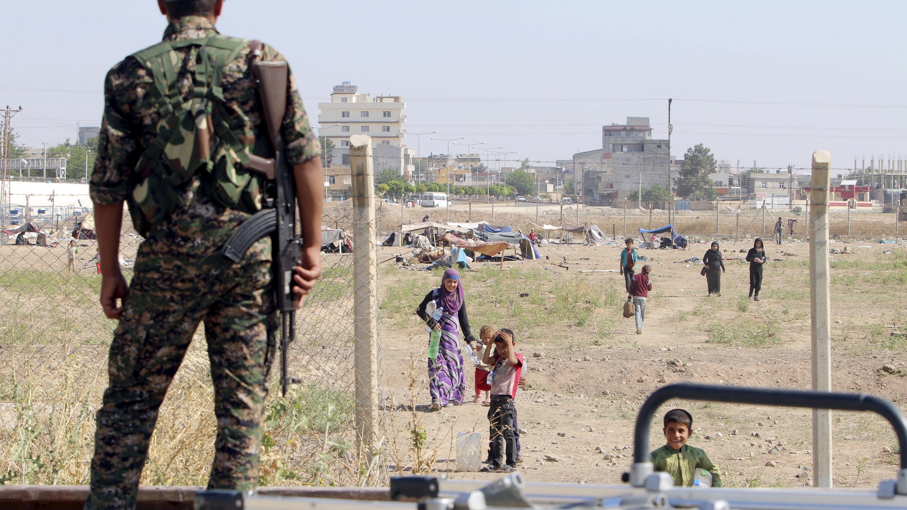 June 23, 2015: A Kurdish People's Protection Units fighter stands in Tel Abyad, Syria. (Reuters).