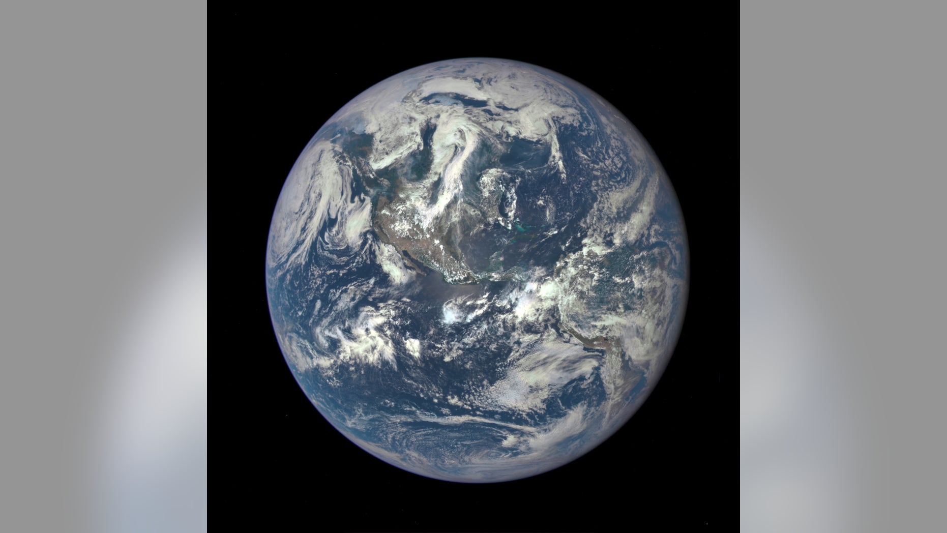 This color image of Earth, taken by NASA's Earth Polychromatic Imaging Camera (EPIC), a four megapixel CCD camera and telescope on July 6, 2015, and released on July 20, 2015.