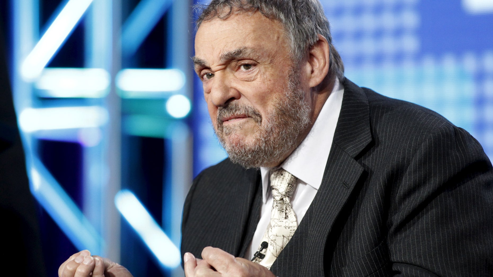 Cast member John Rhys-Davies participates in Viacom MTV "The Shannara Chronicles" panel during the Television Critics Association (TCA) Winter press tour in Pasadena, California January 6, 2016. REUTERS/Alex Gallardo - RTX21C5P