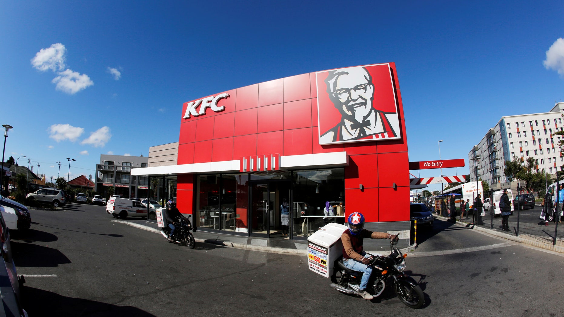 A branch of fast food outlet Kentucky Fried Chicken (KFC) is seen in Cape Town, South Africa, June 3, 2016. REUTERS/Mike Hutchings - RTX2FIMY